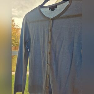 Blue Cardigan Sweater